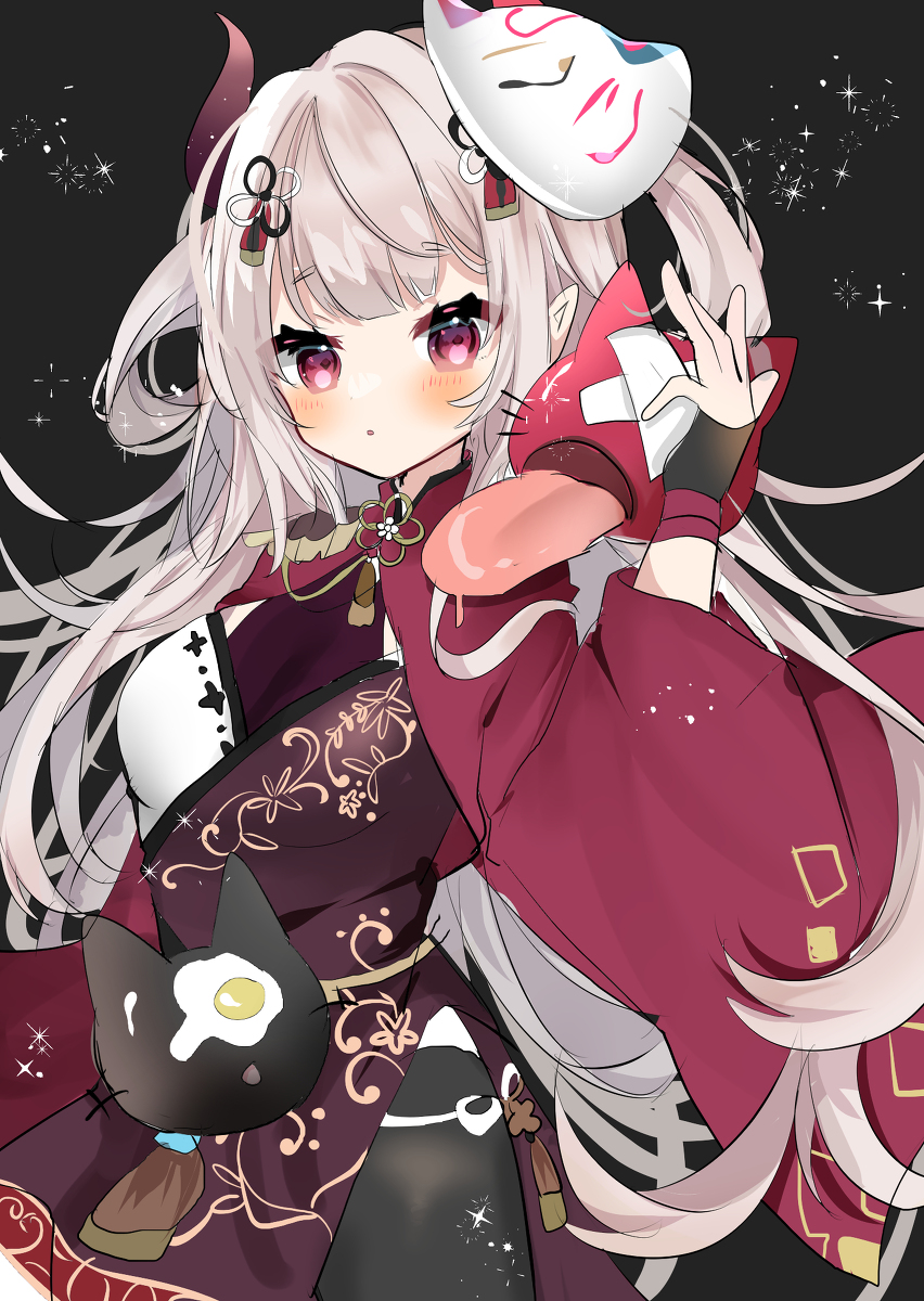 This is a pixiv picture whose title is nyaraka.