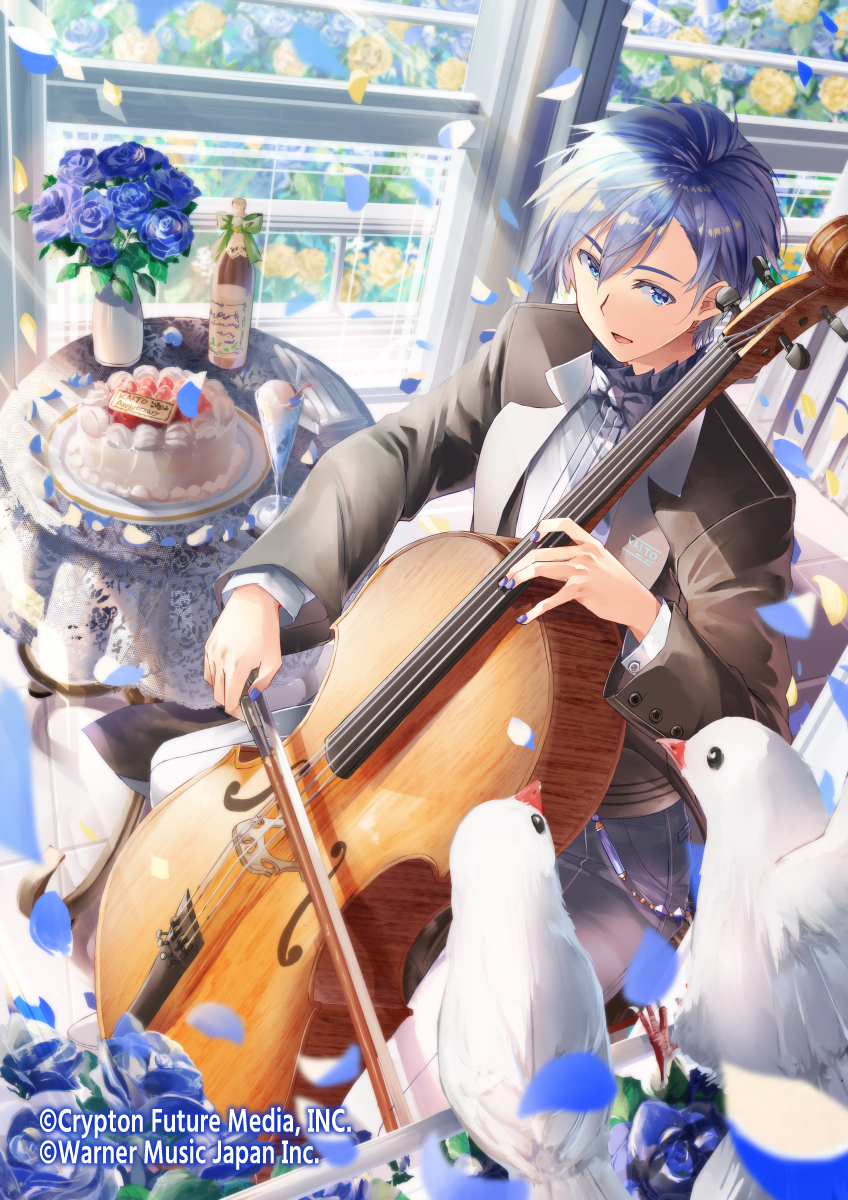 This is a pixiv picture whose title is シンフォニーKAITO兄さん.