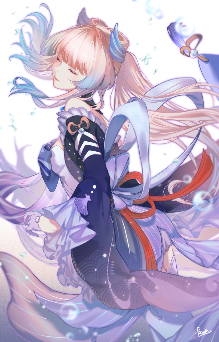 This is a pixiv picture whose title is 珊瑚宮心海.