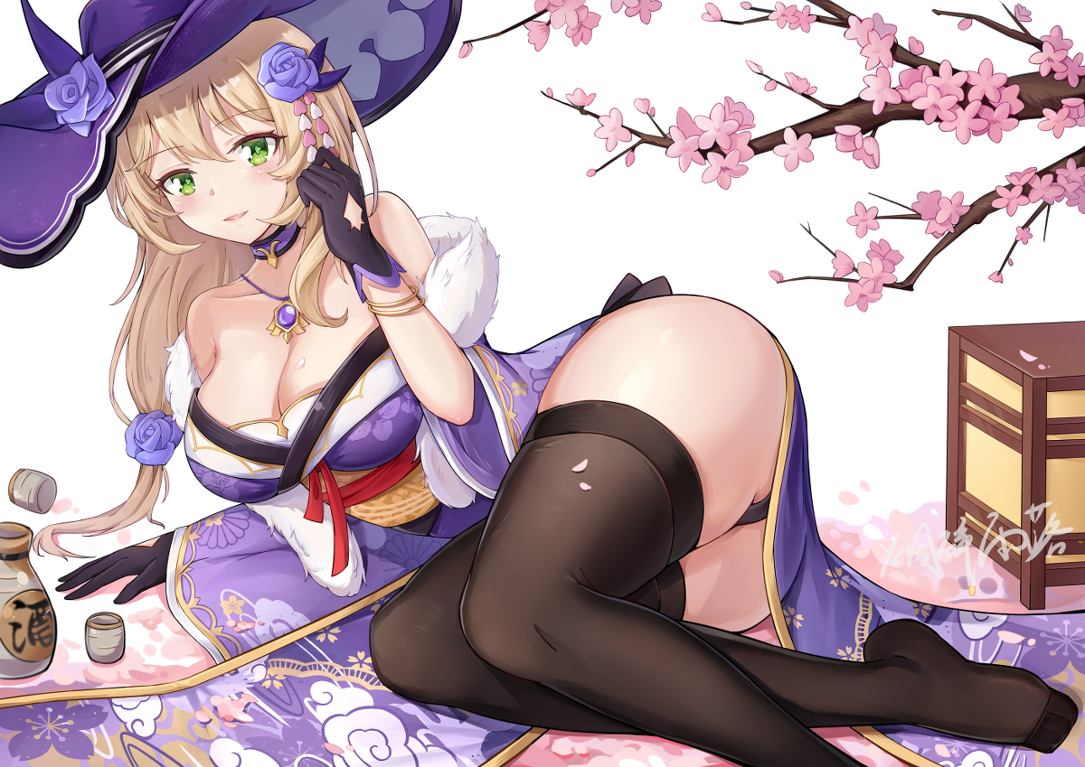 This is a pixiv picture whose title is 原神 丽莎.