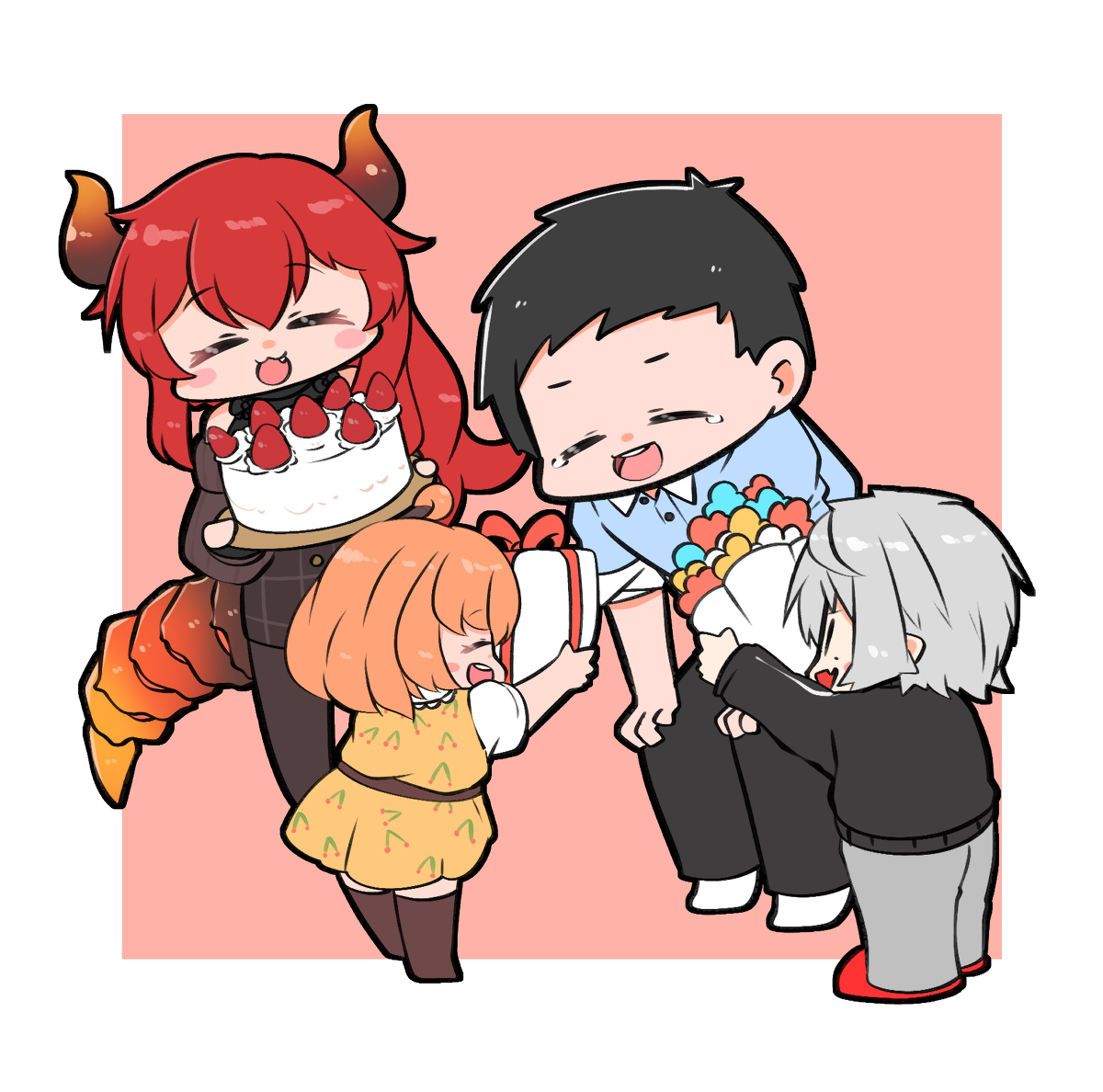 This is a pixiv picture whose title is 祝30歳.