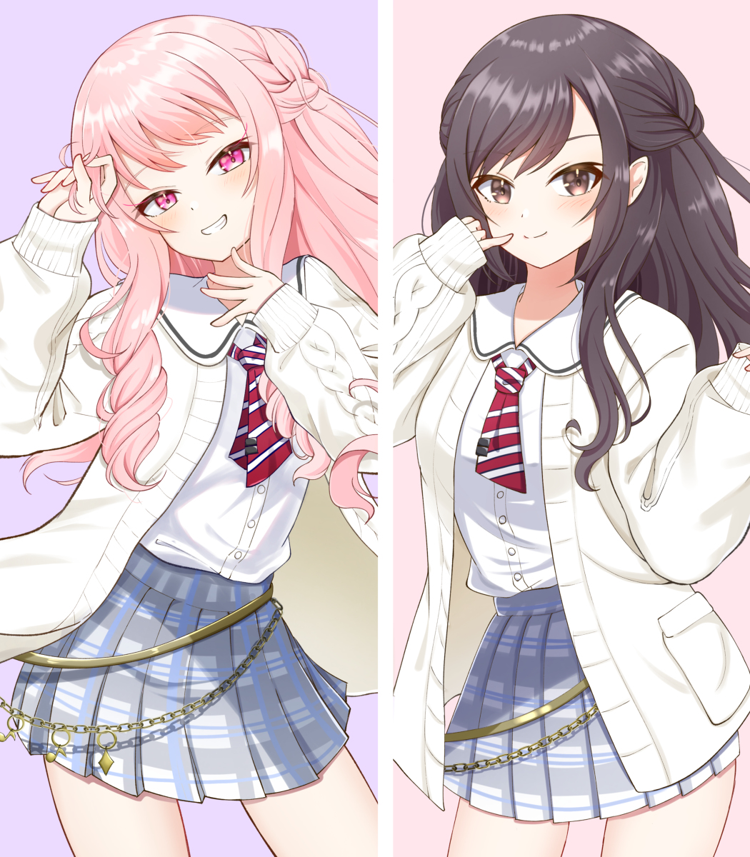 This is a pixiv picture whose title is ホワイトハート・カーデ.