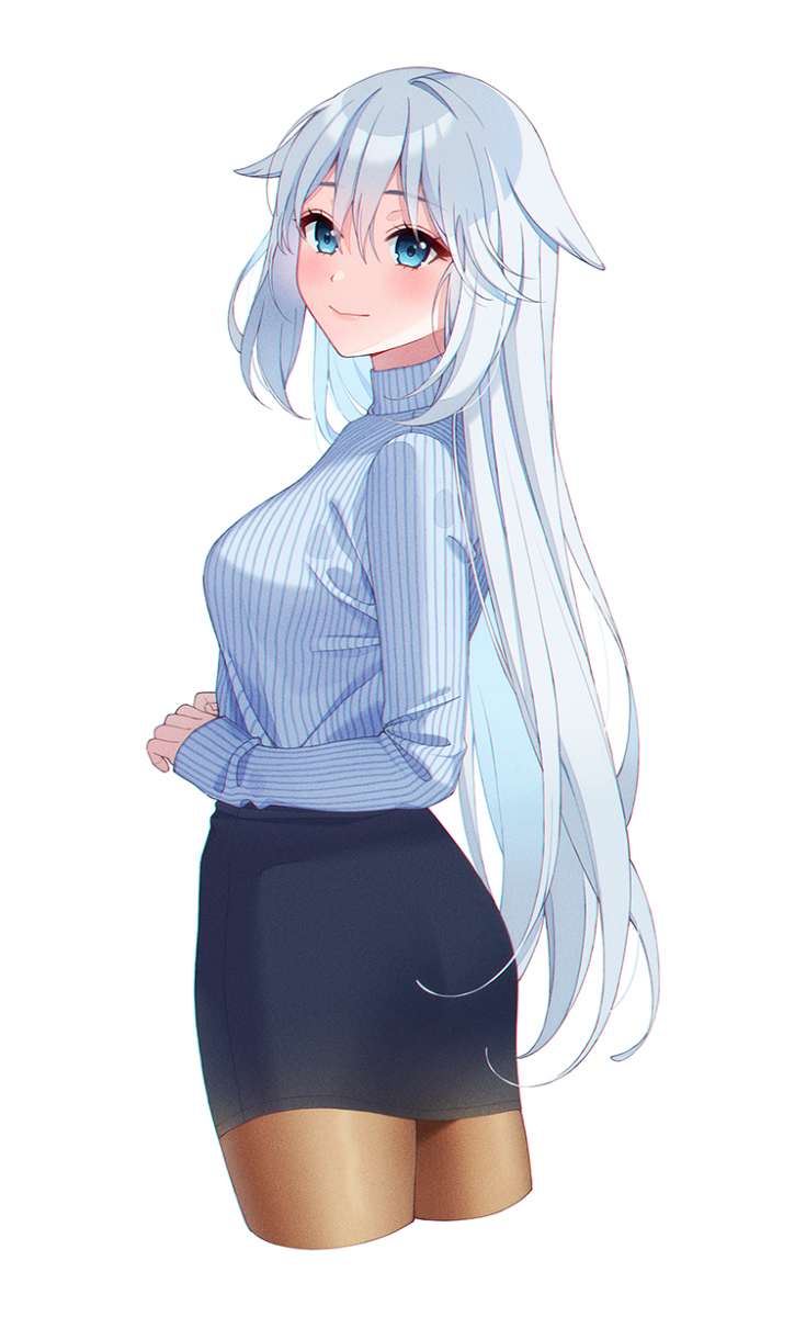 This is a pixiv picture whose title is 💙.