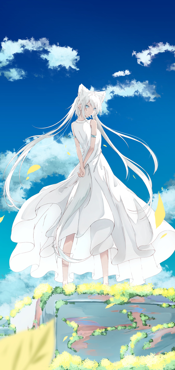 This is a pixiv picture whose title is 風.