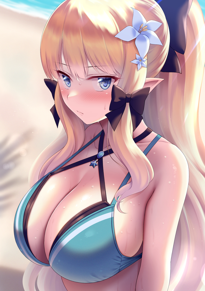 This is a pixiv picture whose title is 水着サレン.