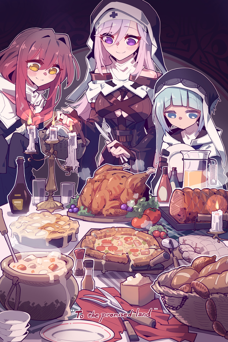 This is a pixiv picture whose title is Thanksgiving day.