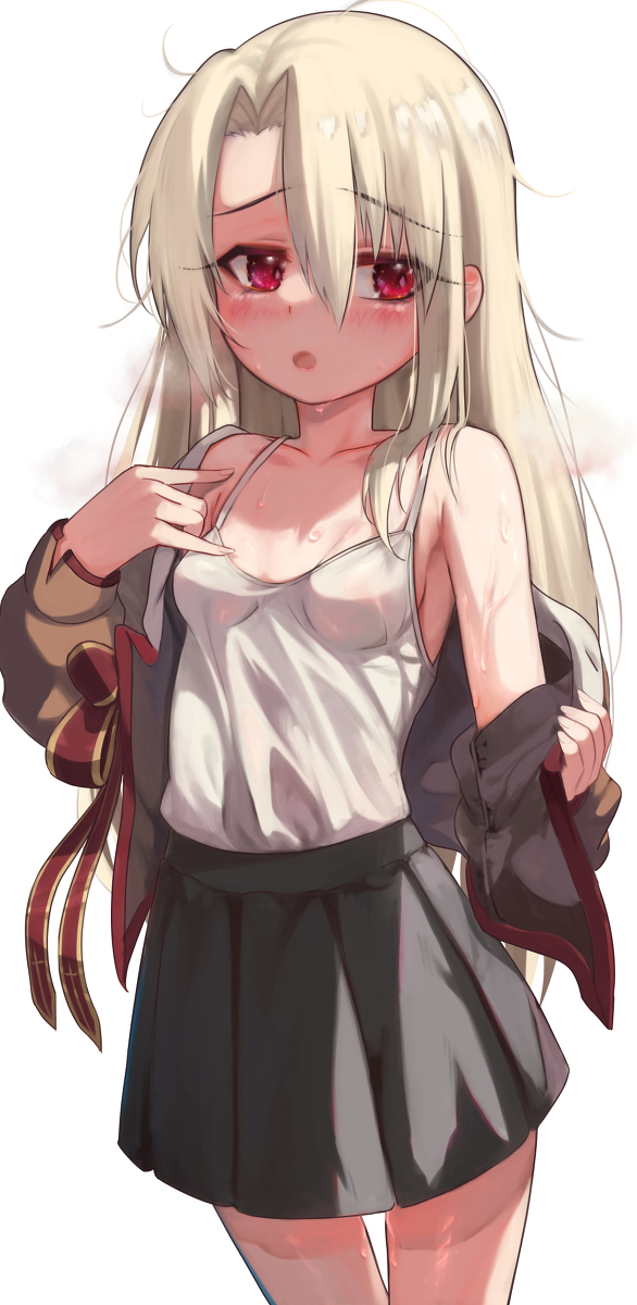 This is a pixiv picture whose title is 92日目、イリヤスフィール.