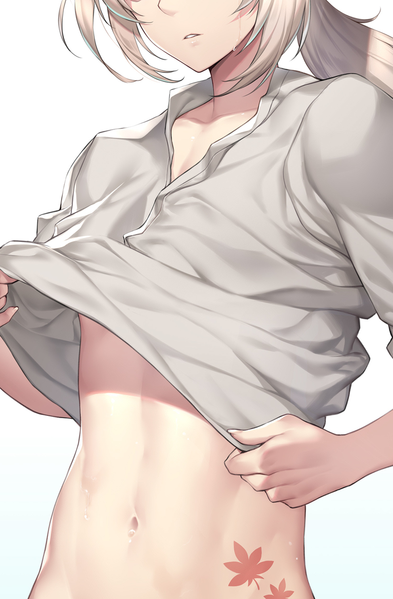 This is a pixiv picture whose title is 楓原万葉.