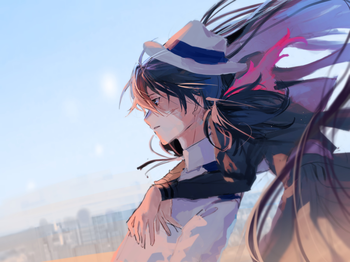 This is a pixiv picture whose title is どこか行ってしまう.