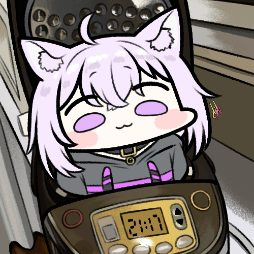 This is a pixiv picture whose title is 猫又おかゆ.