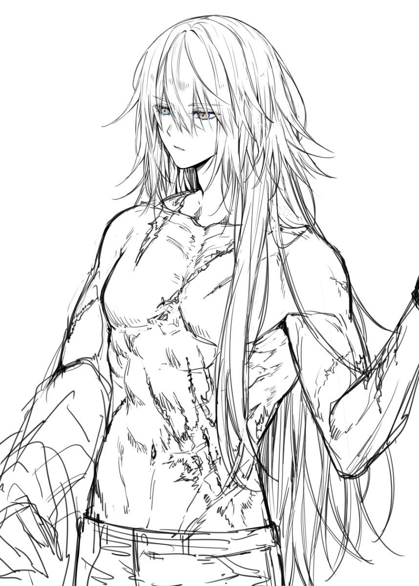 This is a pixiv picture whose title is 落書き.