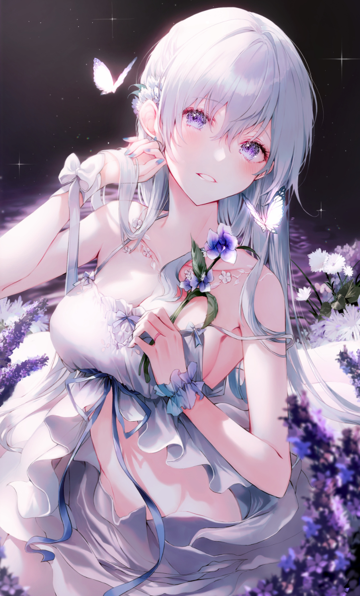 This is a pixiv picture whose title is Flower.