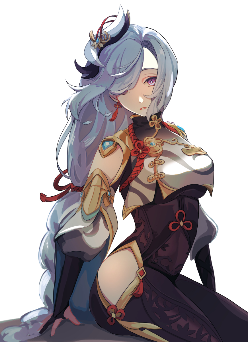 This is a pixiv picture whose title is Shenhe.