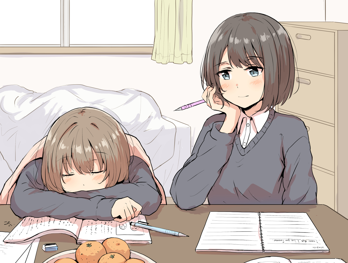 This is a pixiv picture whose title is 百合イラスト.