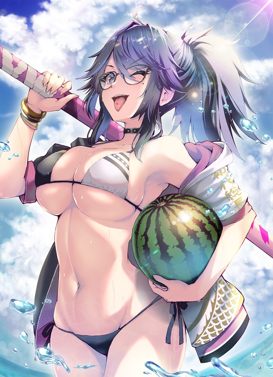 This is a pixiv picture whose title is 水着kson総長.