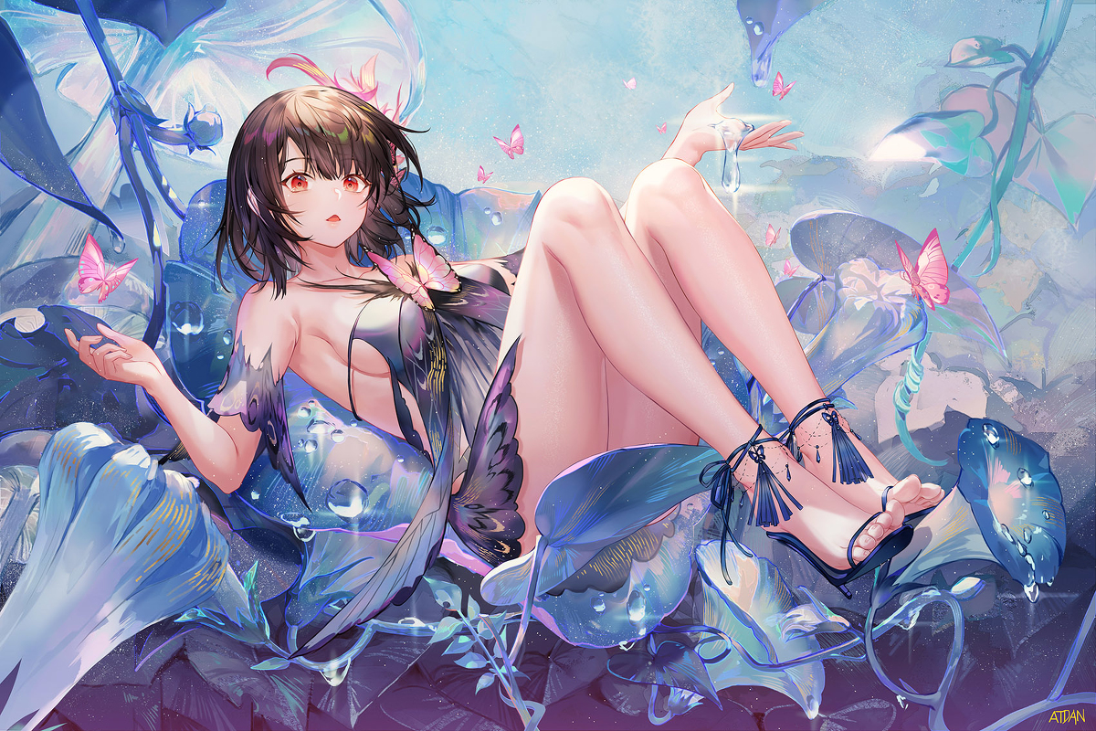 This is a pixiv picture whose title is Morning glory.