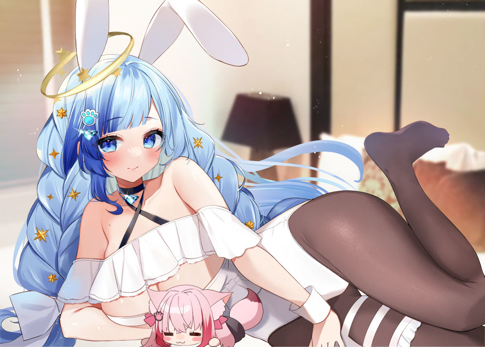 This is a pixiv picture whose title is ひそりばにー！.