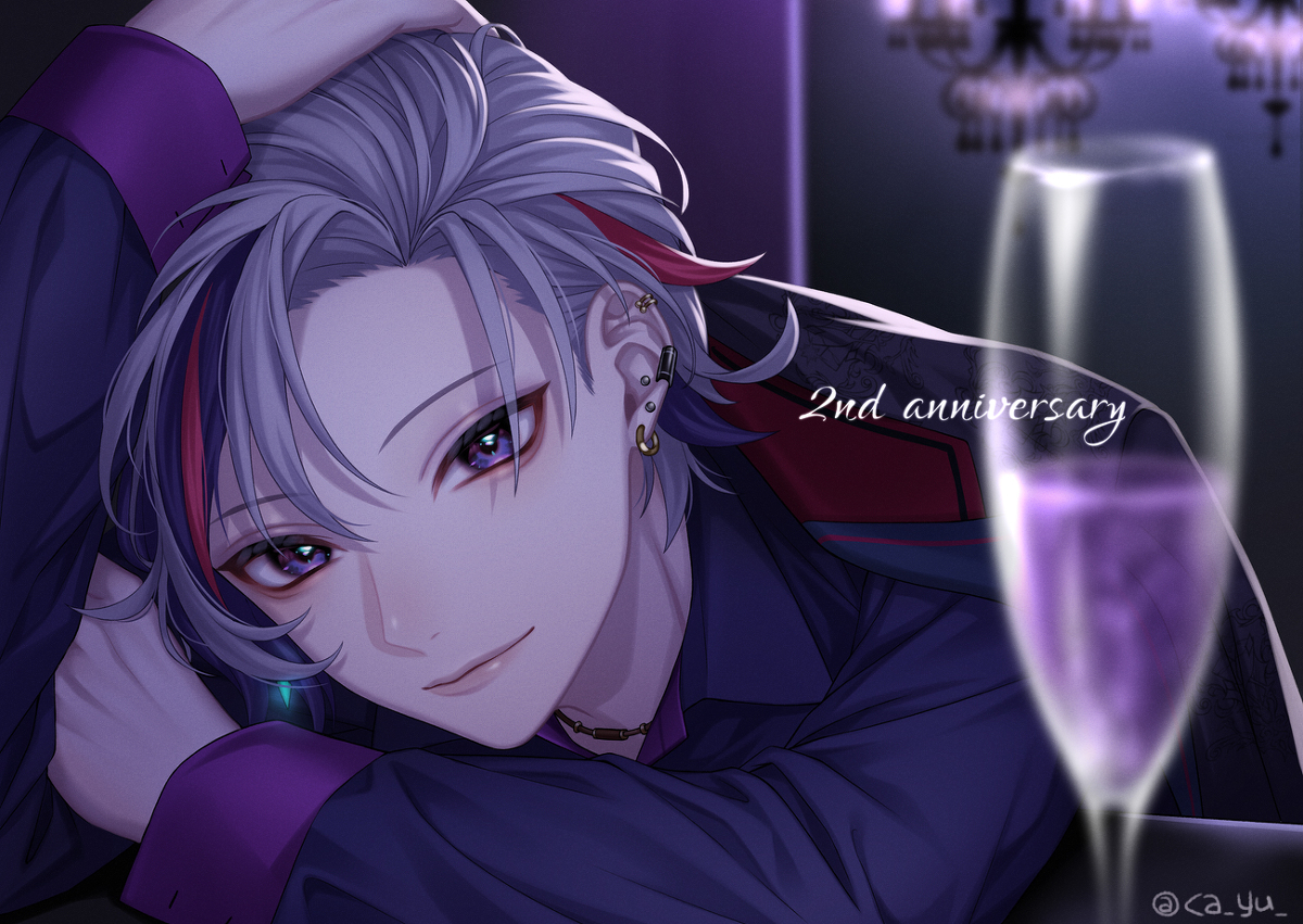 This is a pixiv picture whose title is ２周年！.