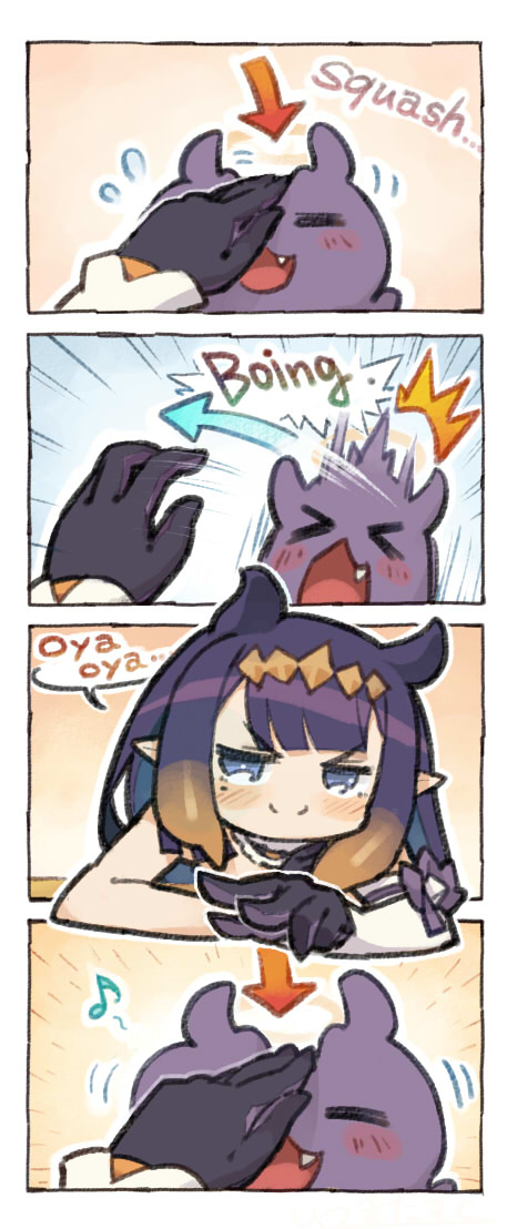 This is a pixiv picture whose title is Ina's prank【Inaのイタズラ】.