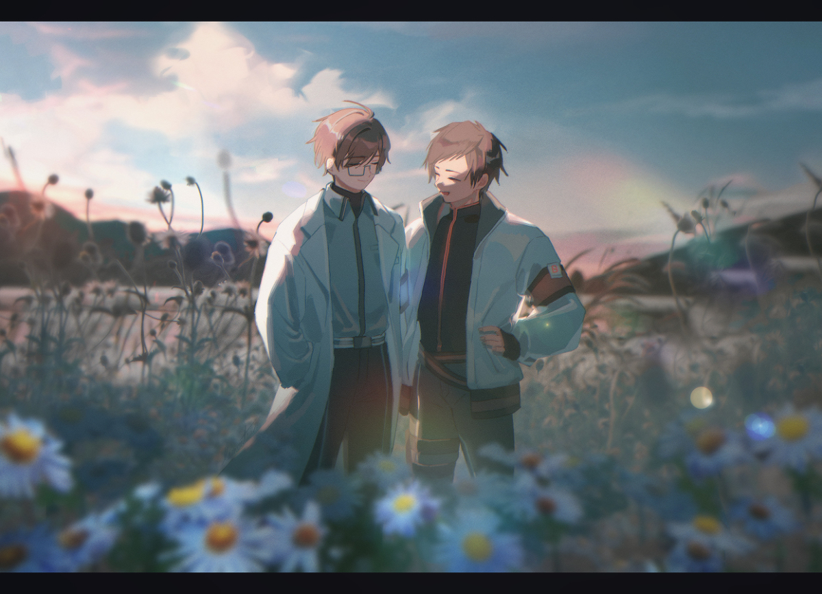 This is a pixiv picture whose title is Follow the light.
