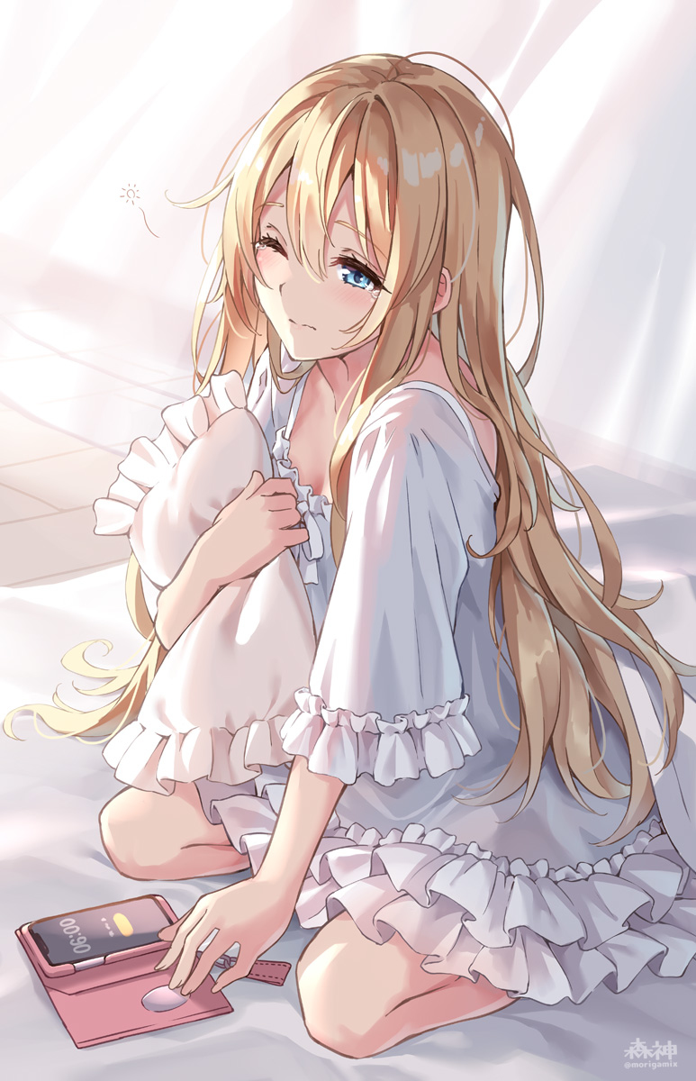 This is a pixiv picture whose title is うぅ…まぶしい….