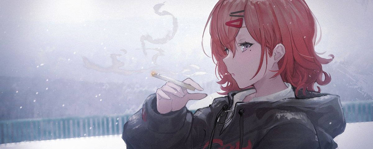 This is a pixiv picture whose title is 雪.