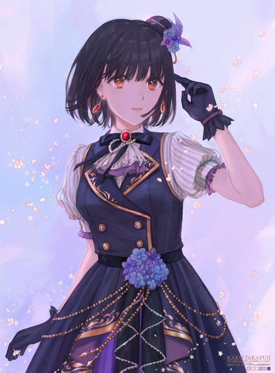 This is a pixiv picture whose title is 揺れる彩り.