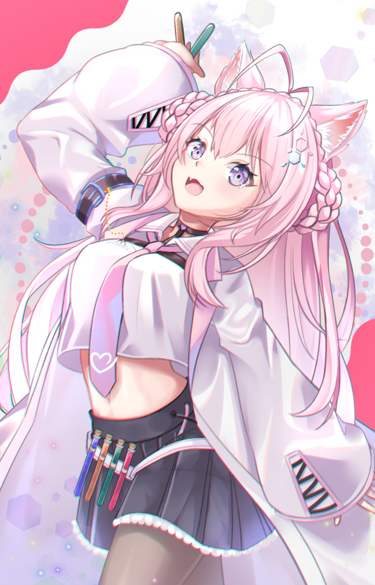 This is a pixiv picture whose title is 博衣こより.