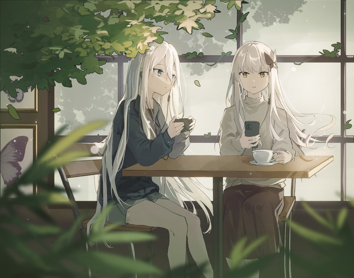 This is a pixiv picture whose title is 音楽を愛する少女だち.