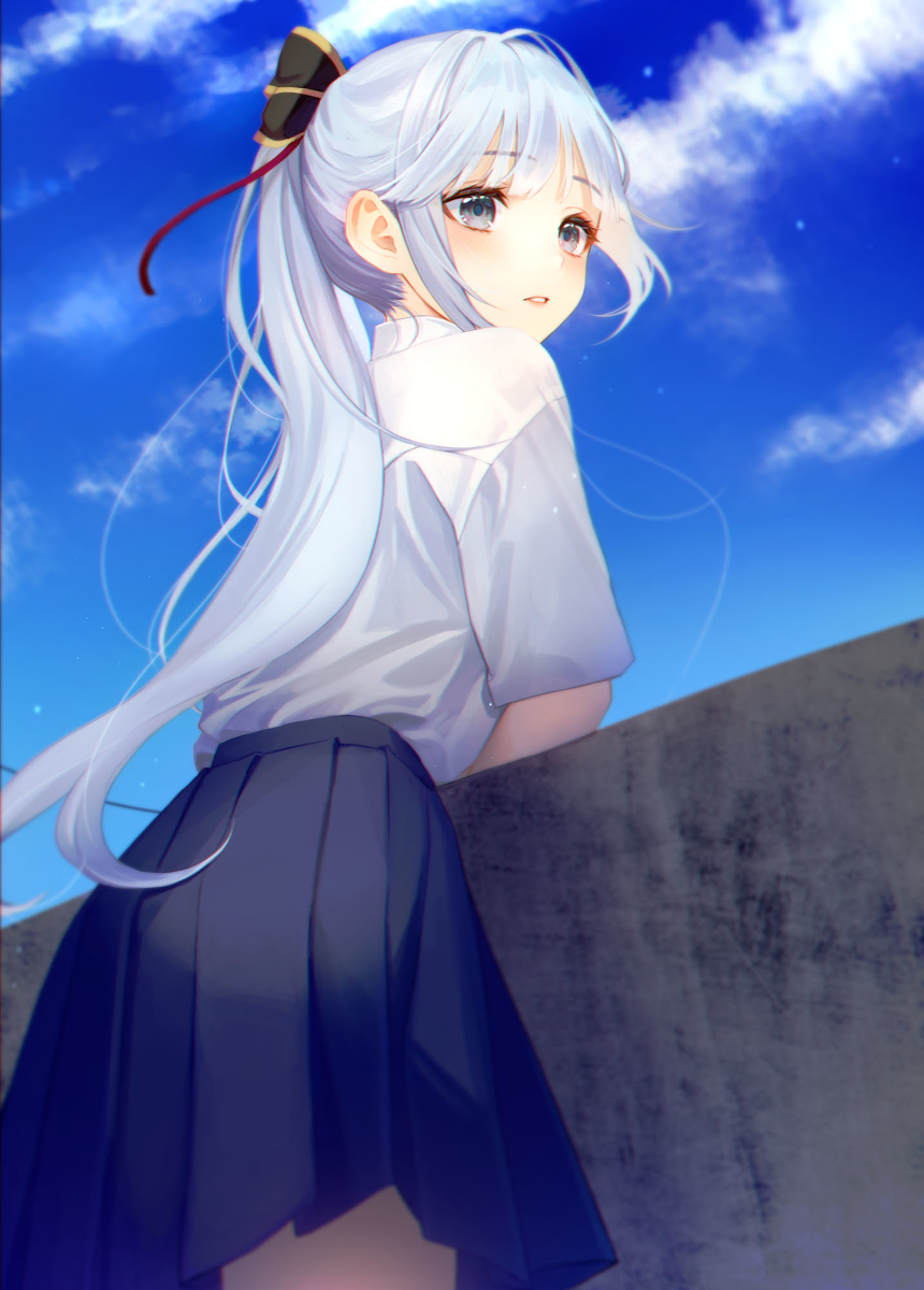 This is a pixiv picture whose title is 神里綾華.