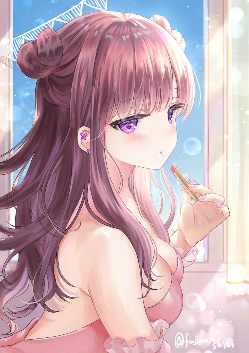 This is a pixiv picture whose title is Makeup.