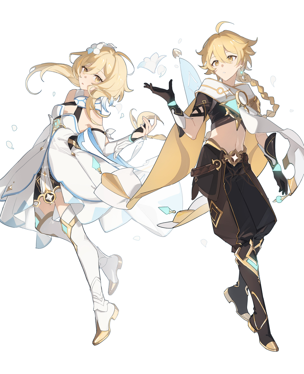 This is a pixiv picture whose title is 双子.