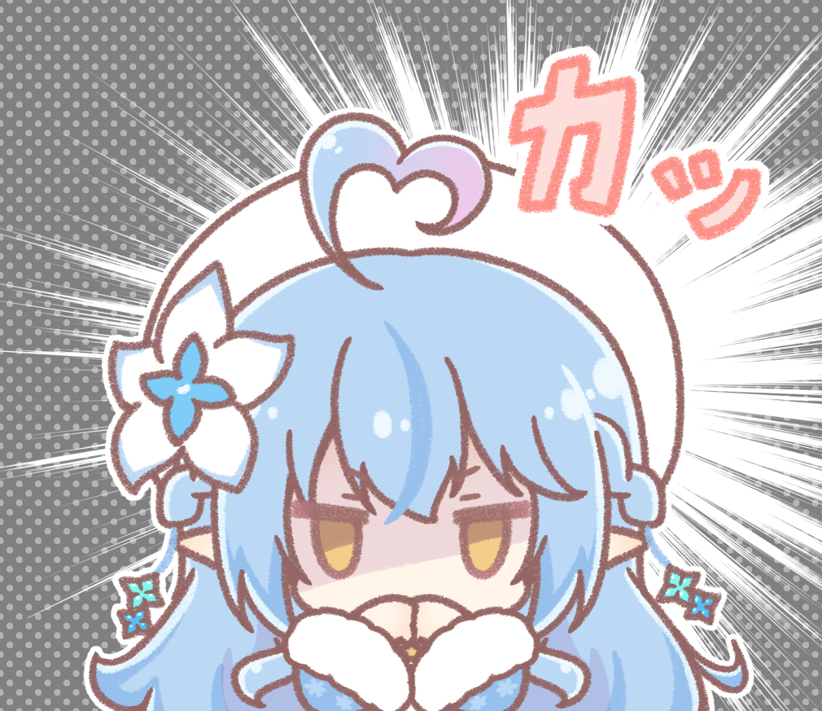 This is a pixiv picture whose title is 総司令官ラミィちゃん.