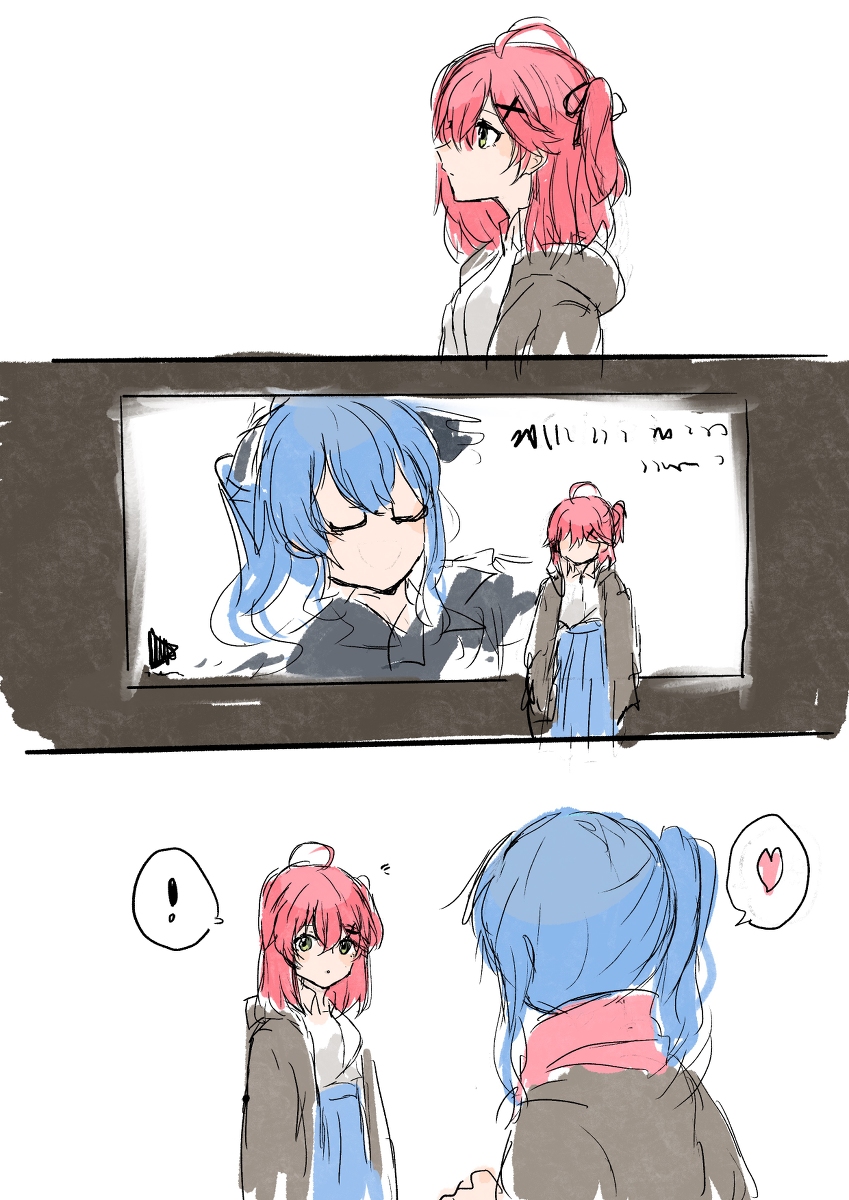 This is a pixiv picture whose title is miComet 漫画.