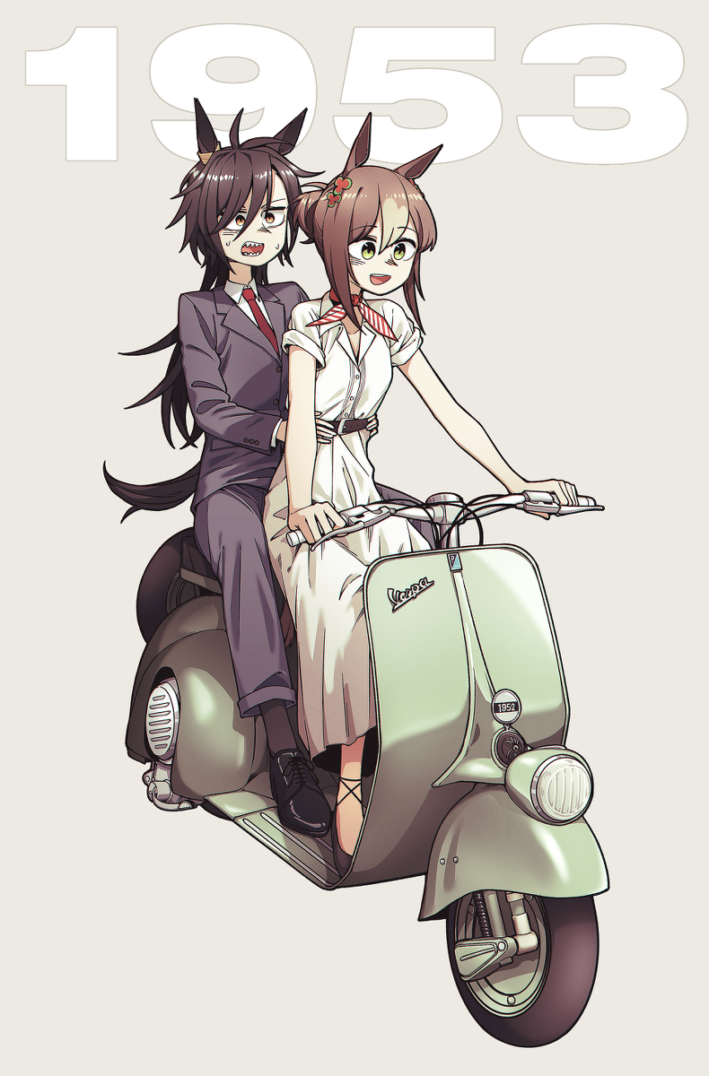 This is a pixiv picture whose title is Roman Holiday.