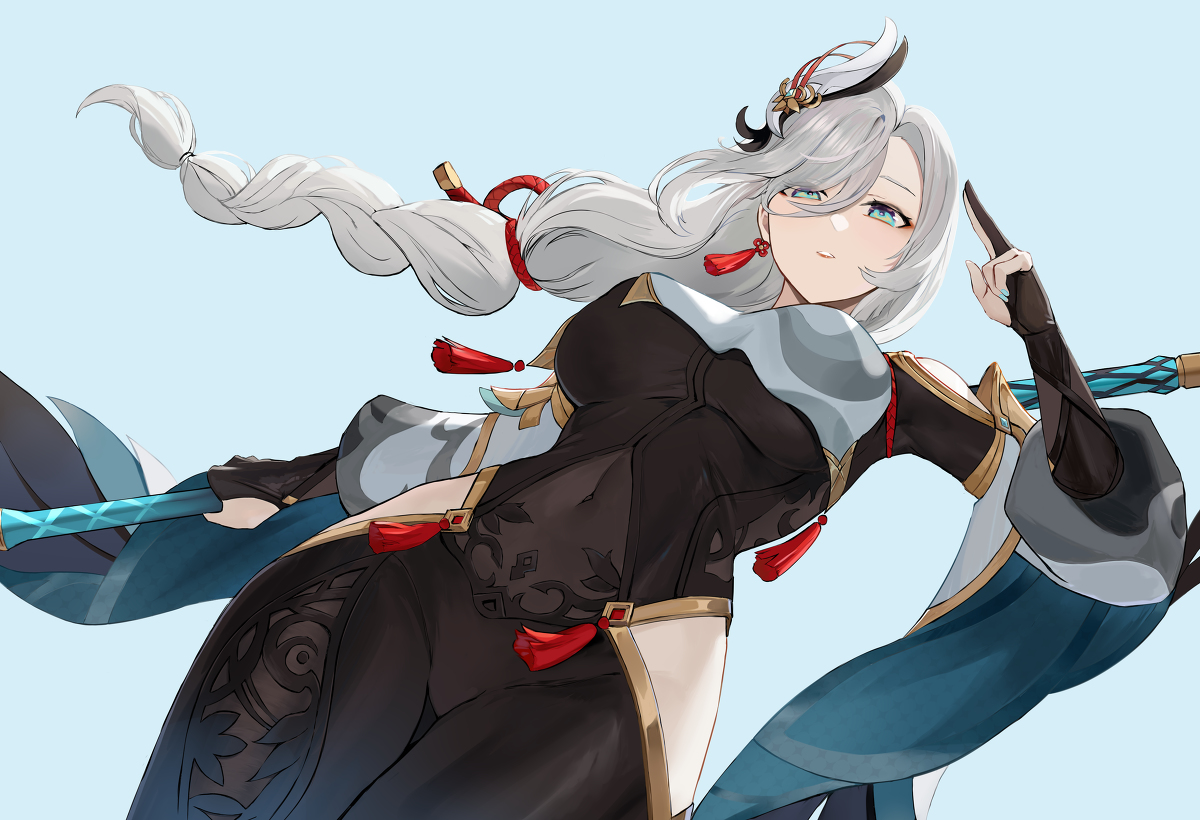 This is a pixiv picture whose title is shenhe.