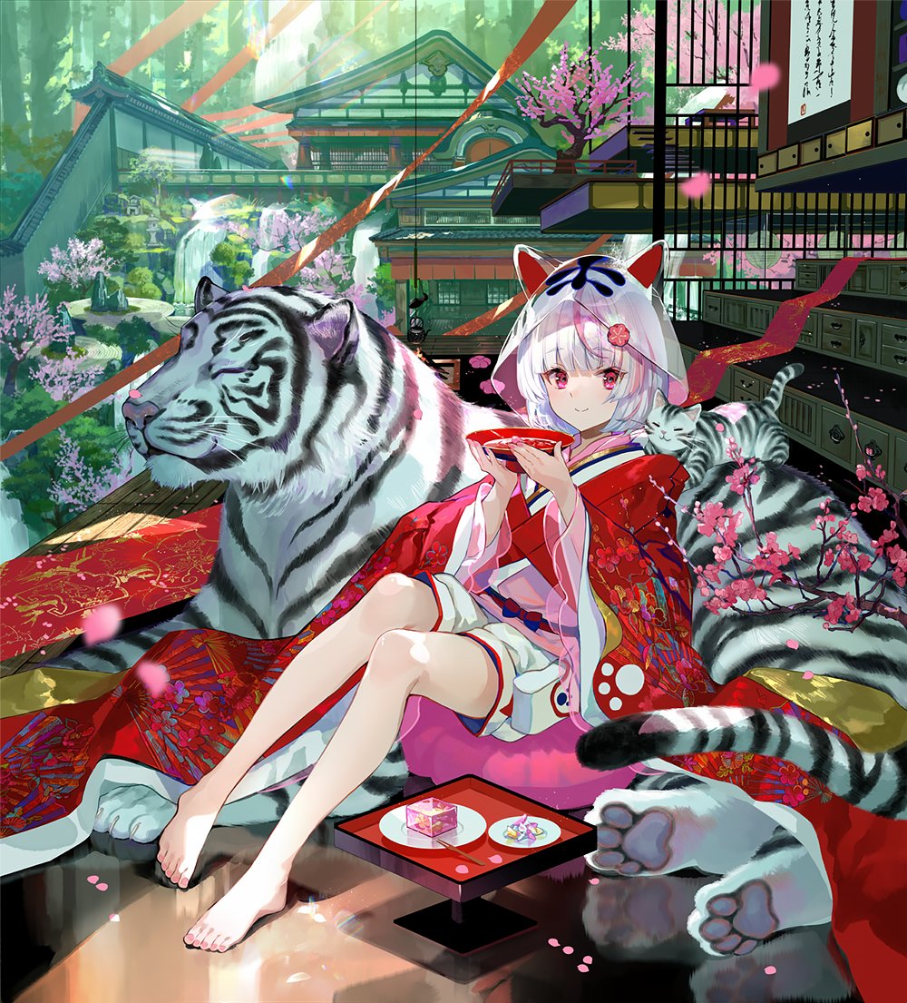 This is a pixiv picture whose title is 迎春寅.