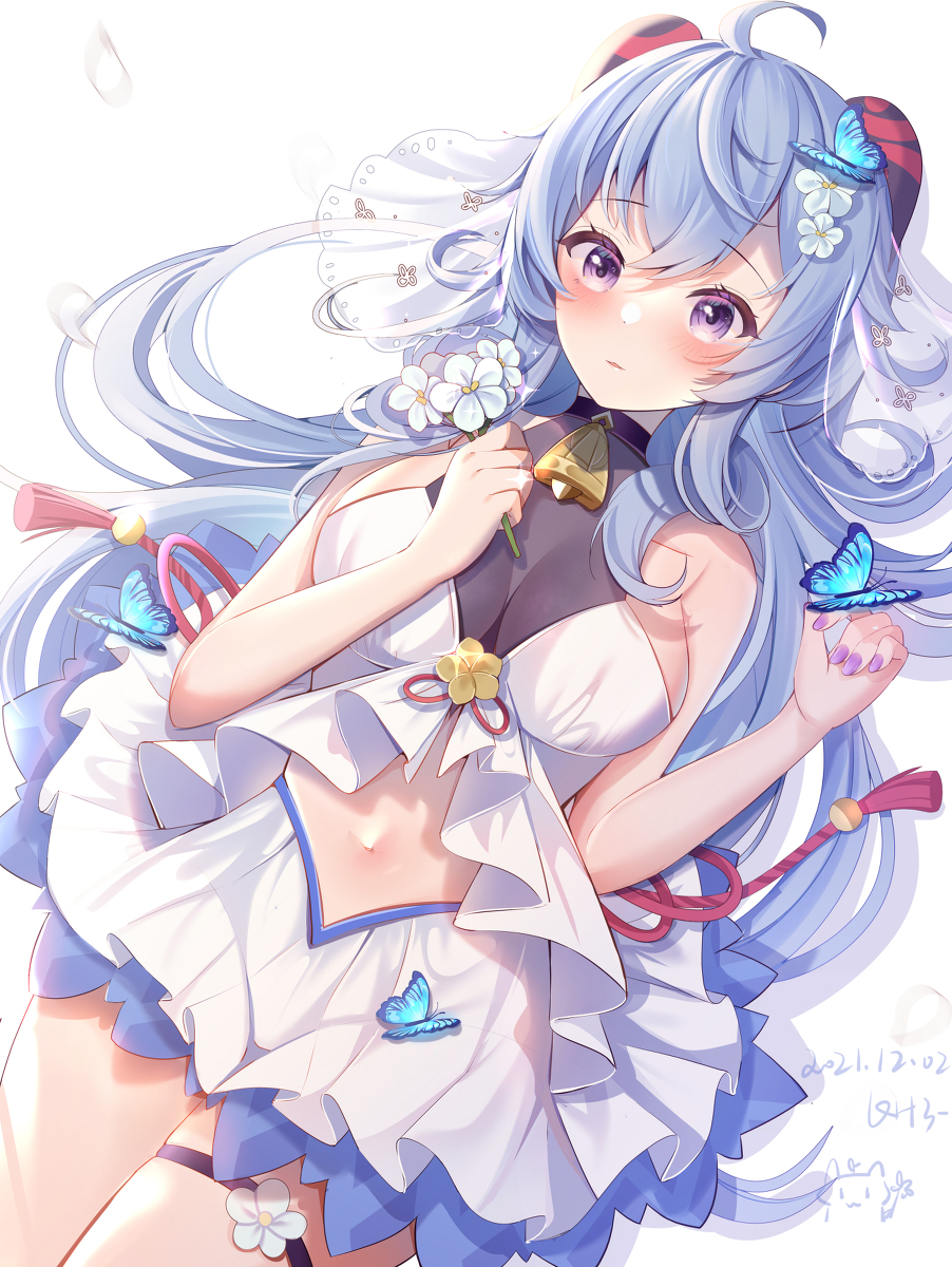 This is a pixiv picture whose title is 耶~甘雨~.