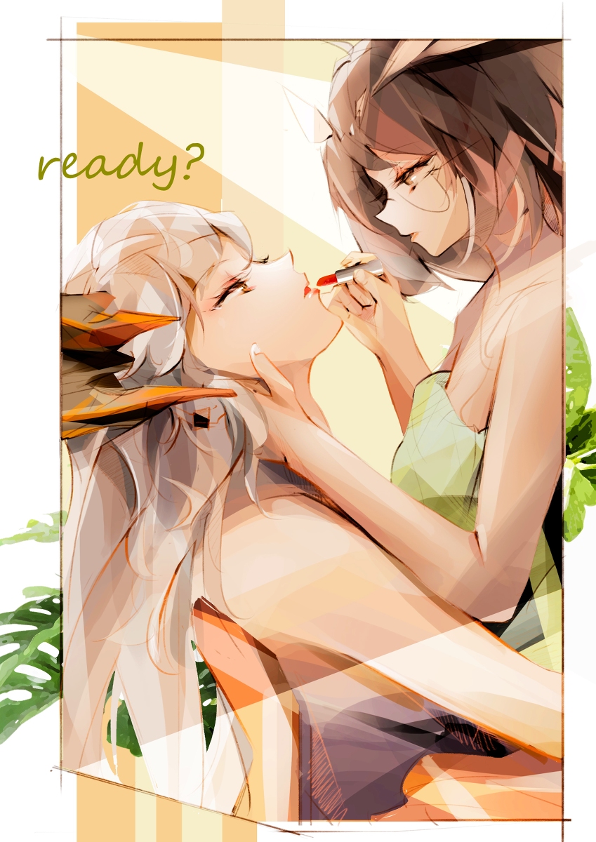 This is a pixiv picture whose title is ready.