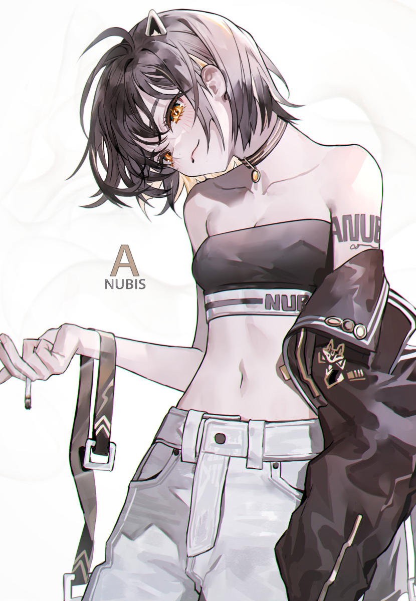 This is a pixiv picture whose title is OC.