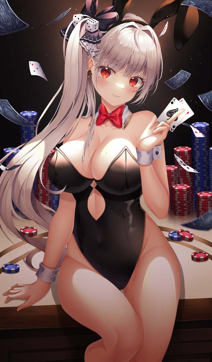 This is a pixiv picture whose title is 🐰♡.