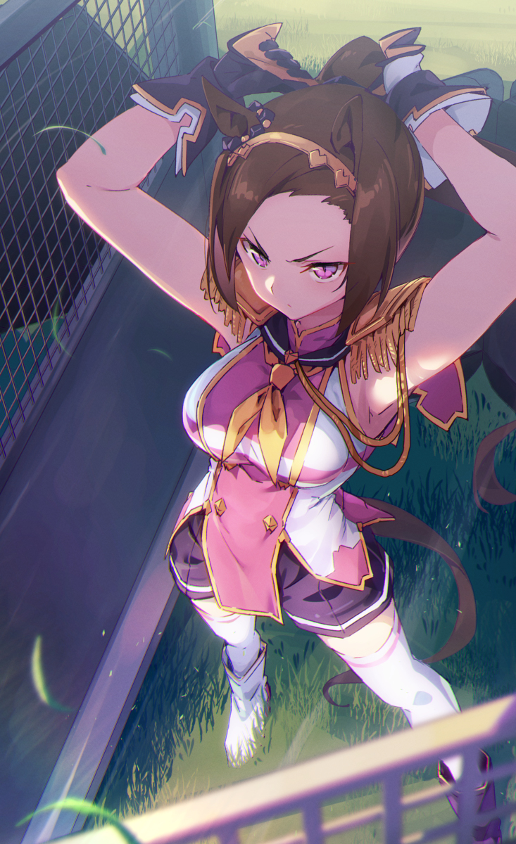 This is a pixiv picture whose title is バクシンよーい.