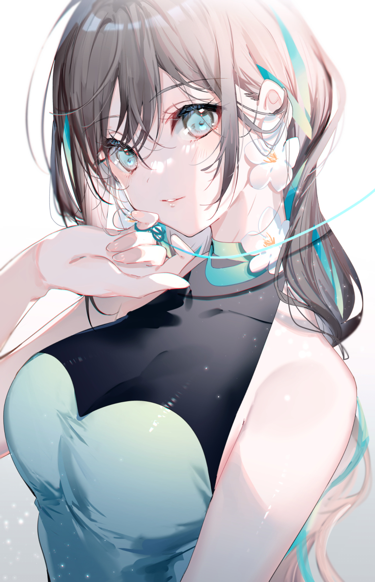 This is a pixiv picture whose title is 🍀.