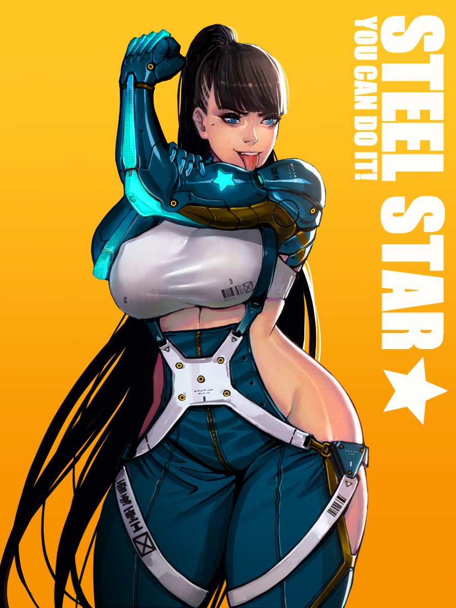 This is a pixiv picture whose title is Steel Star.