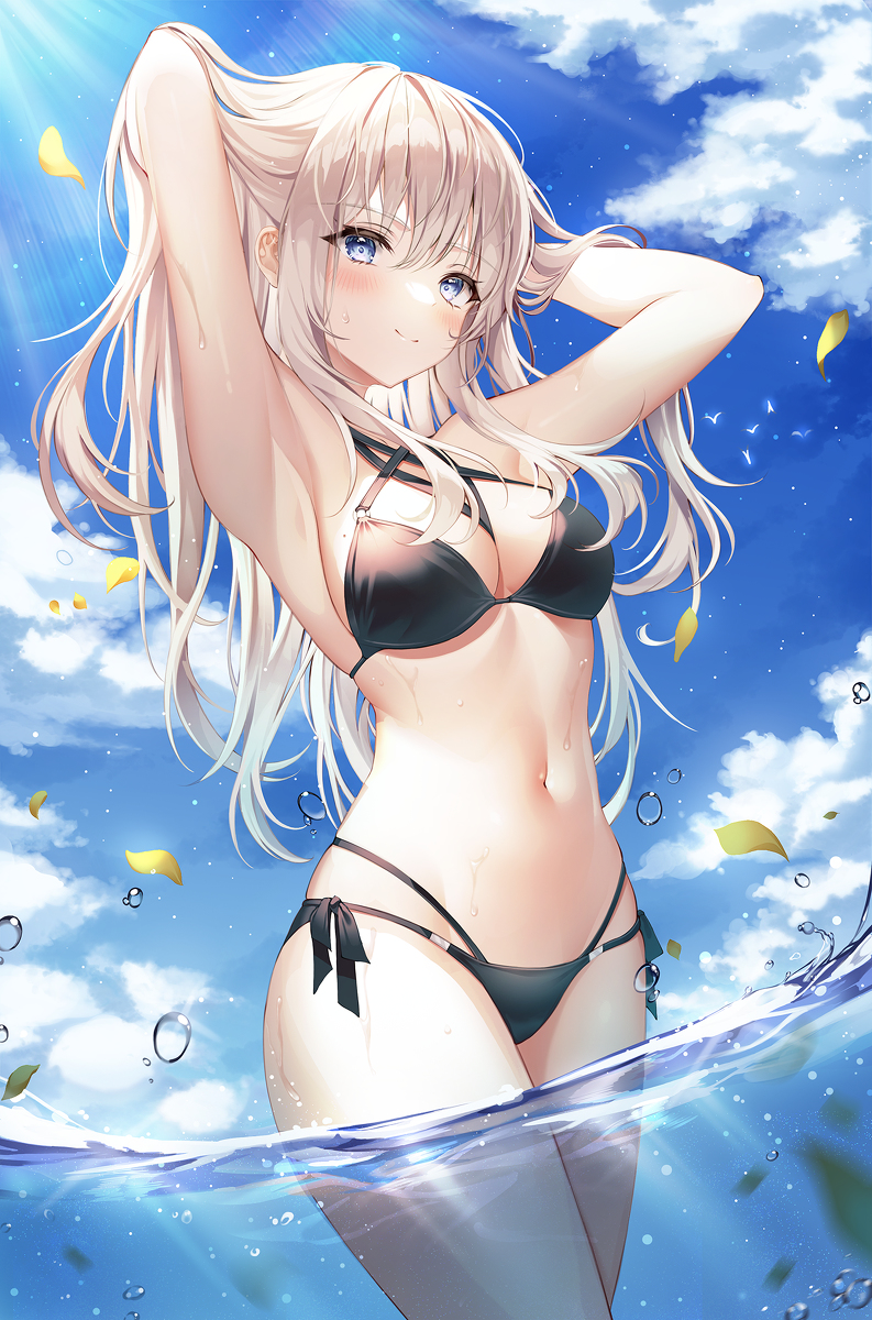 This is a pixiv picture whose title is ☆.