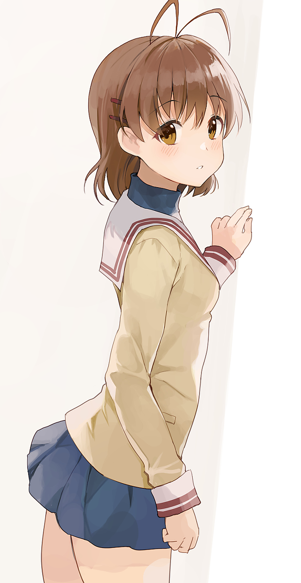 This is a pixiv picture whose title is 古河渚.
