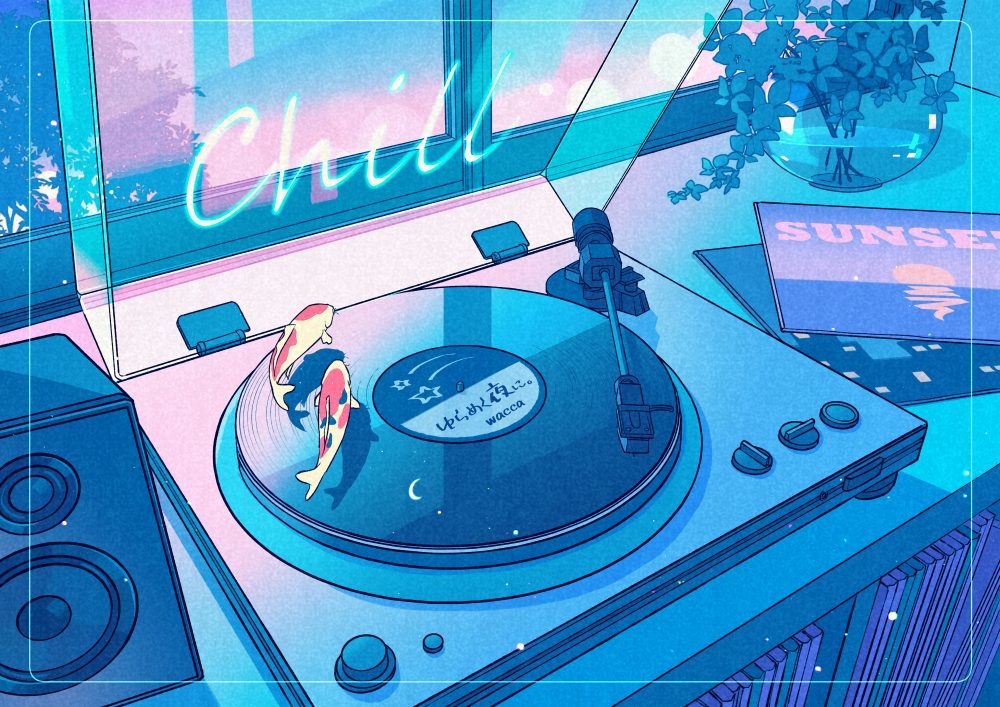 This is a pixiv picture whose title is Chill time.