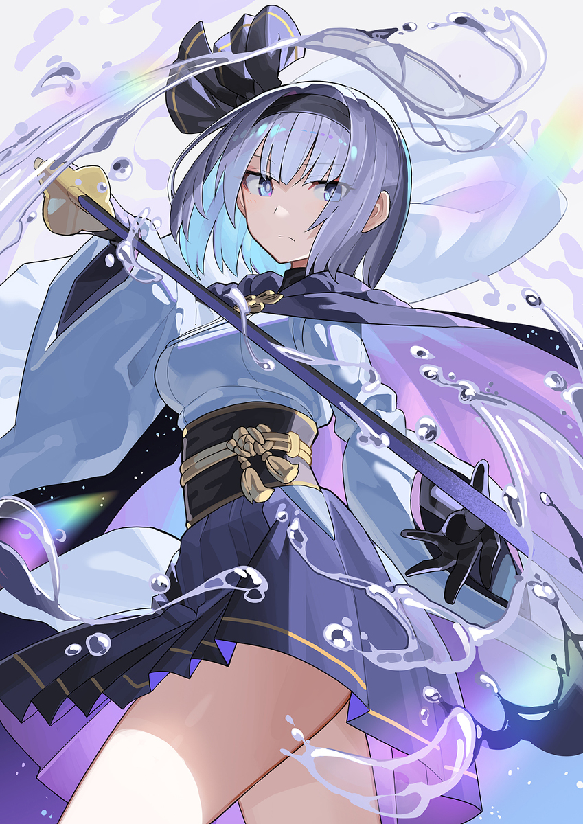This is a pixiv picture whose title is 水妖夢.