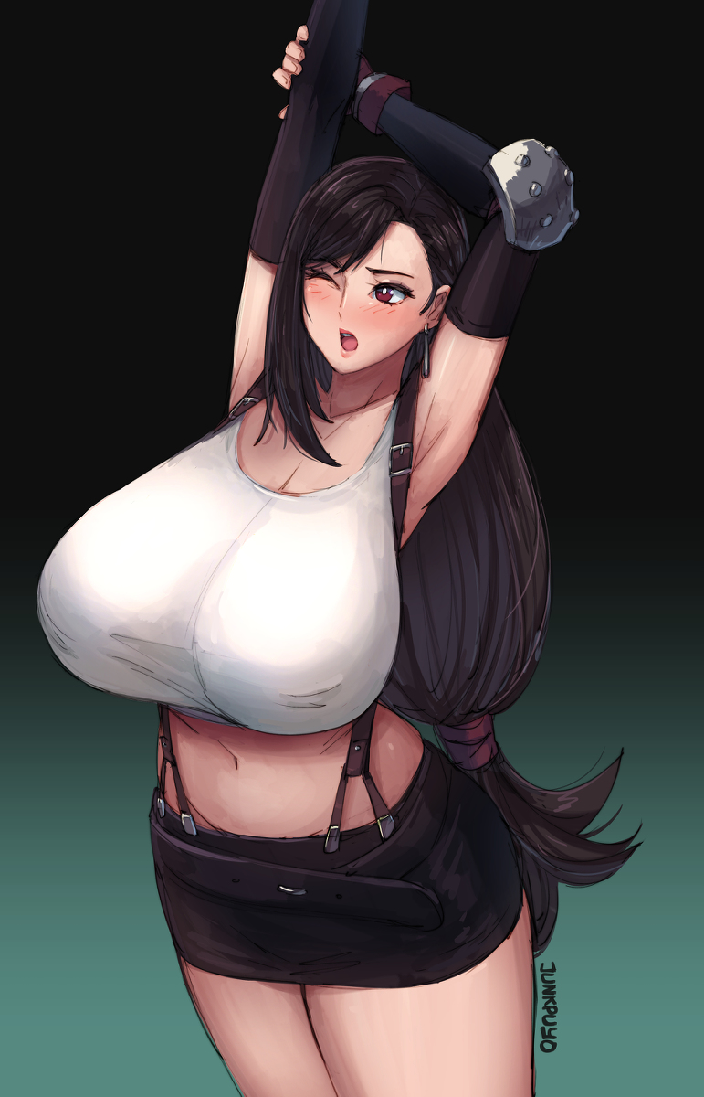 This is a pixiv picture whose title is tifa.