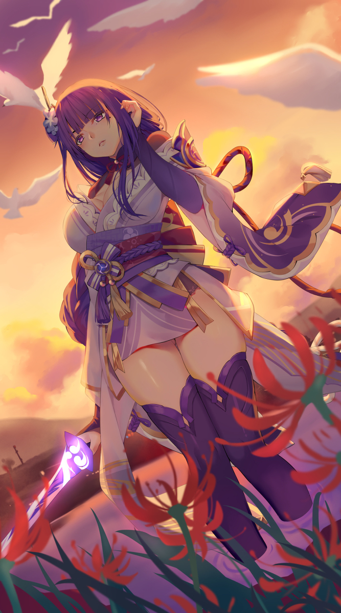 This is a pixiv picture whose title is 原神雷军.